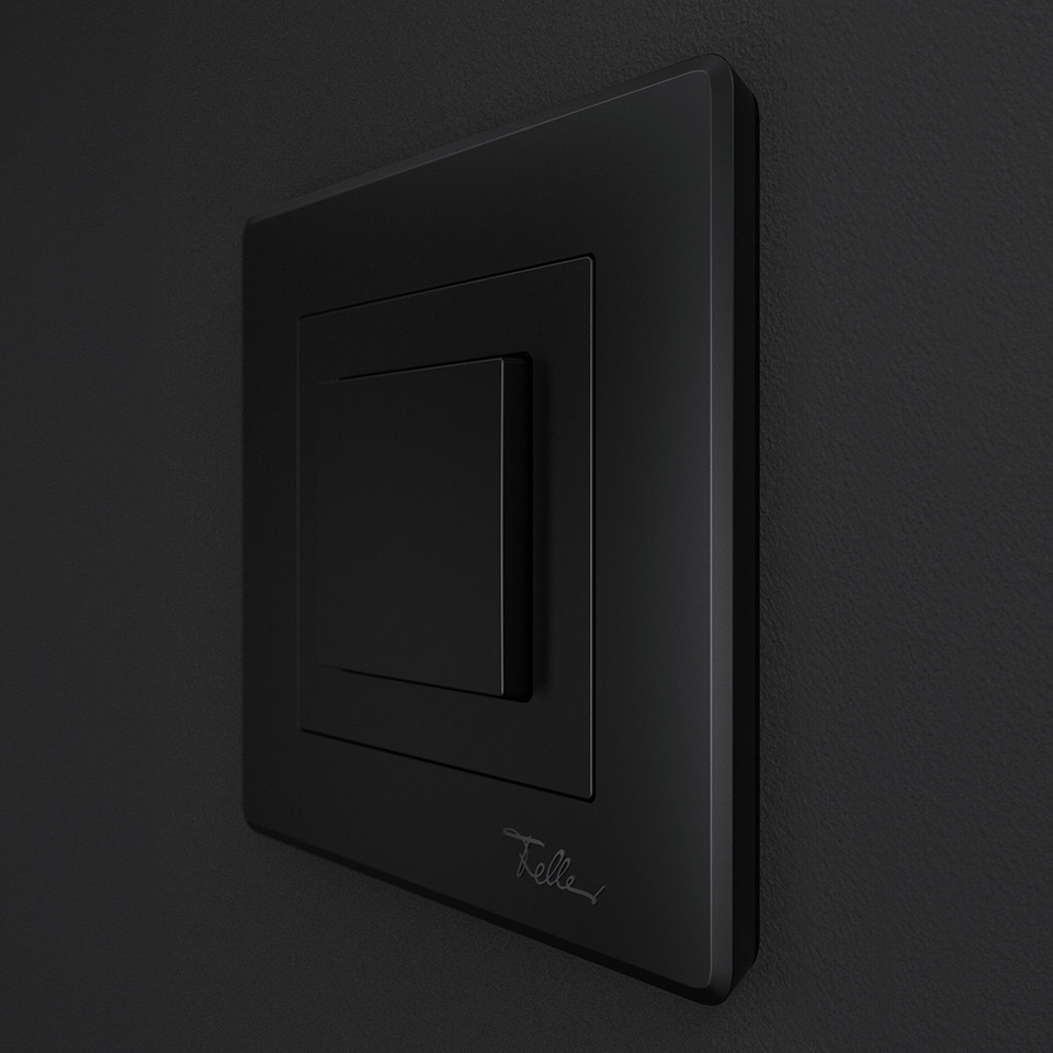 02 EDIZIO.liv Feller modular switch and socket series Milani designagentur SwissDesign produktdesign industrialdesign consumer goods branddesign Interiordesign