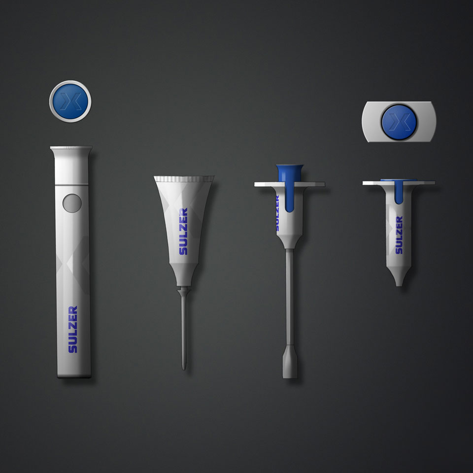 03 milani design consulting agency Sulzer Mixpac medical instrument ergonomie medtech healthcare